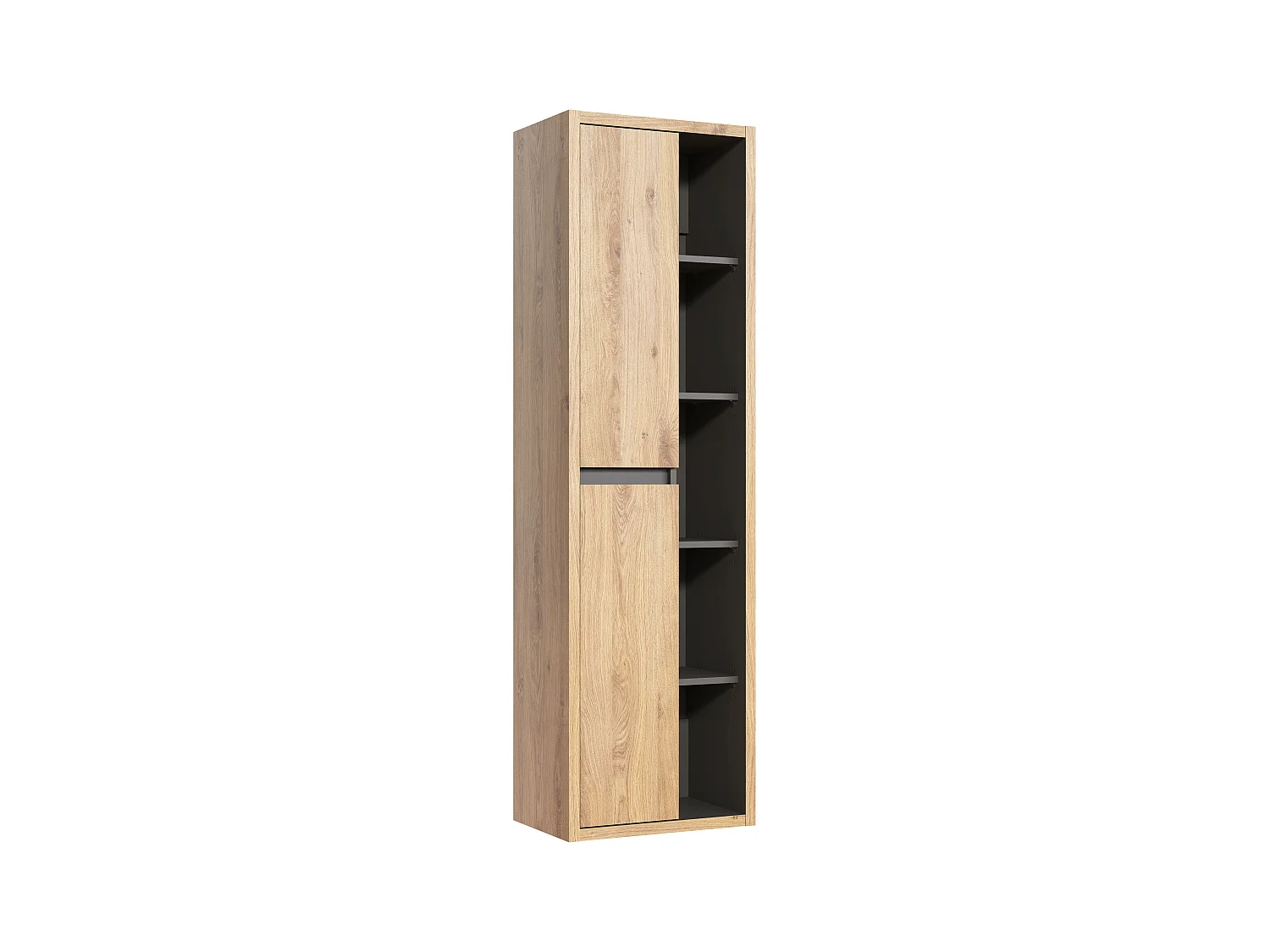 Armario Alto DEVON HC50 2D 50x33x170 Beige
