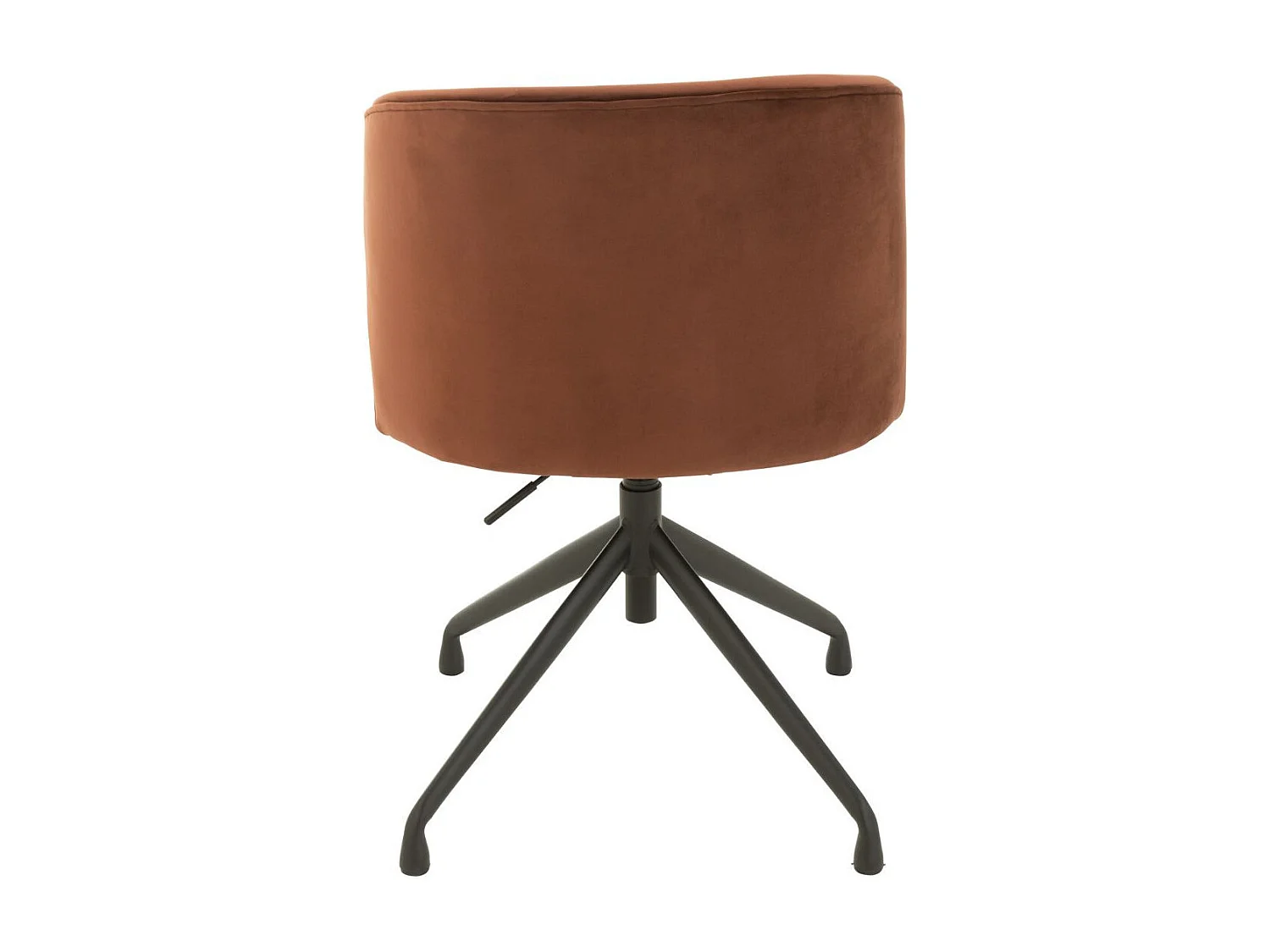 Chaises pivotantes réglables en hauteur velours (lot de 2) - MIA