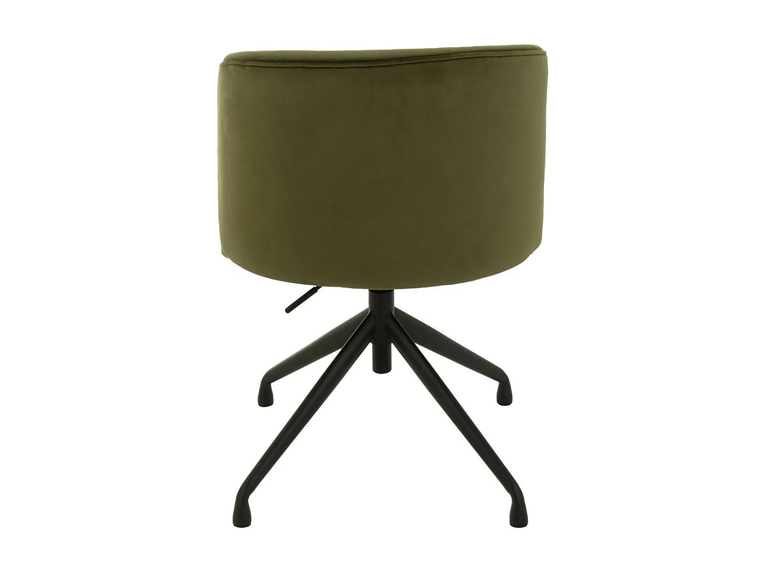 Chaises pivotantes réglables en hauteur velours (lot de 2) - MIA