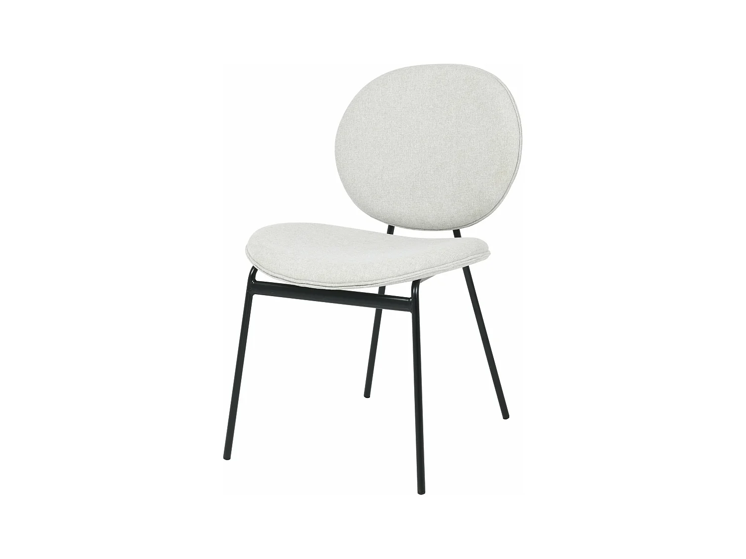 Chaise rembourrée - beige - HAMPLIN