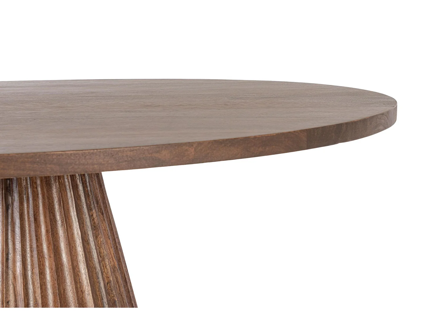 Table à manger ronde en manguier D120 6 personnes - AGRA