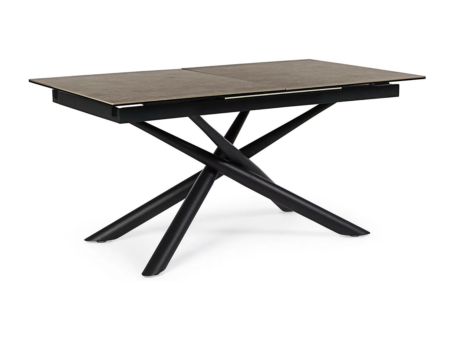 Table à manger rectangulaire extensible en céramique 6/8 places L160/220 - SOLINE