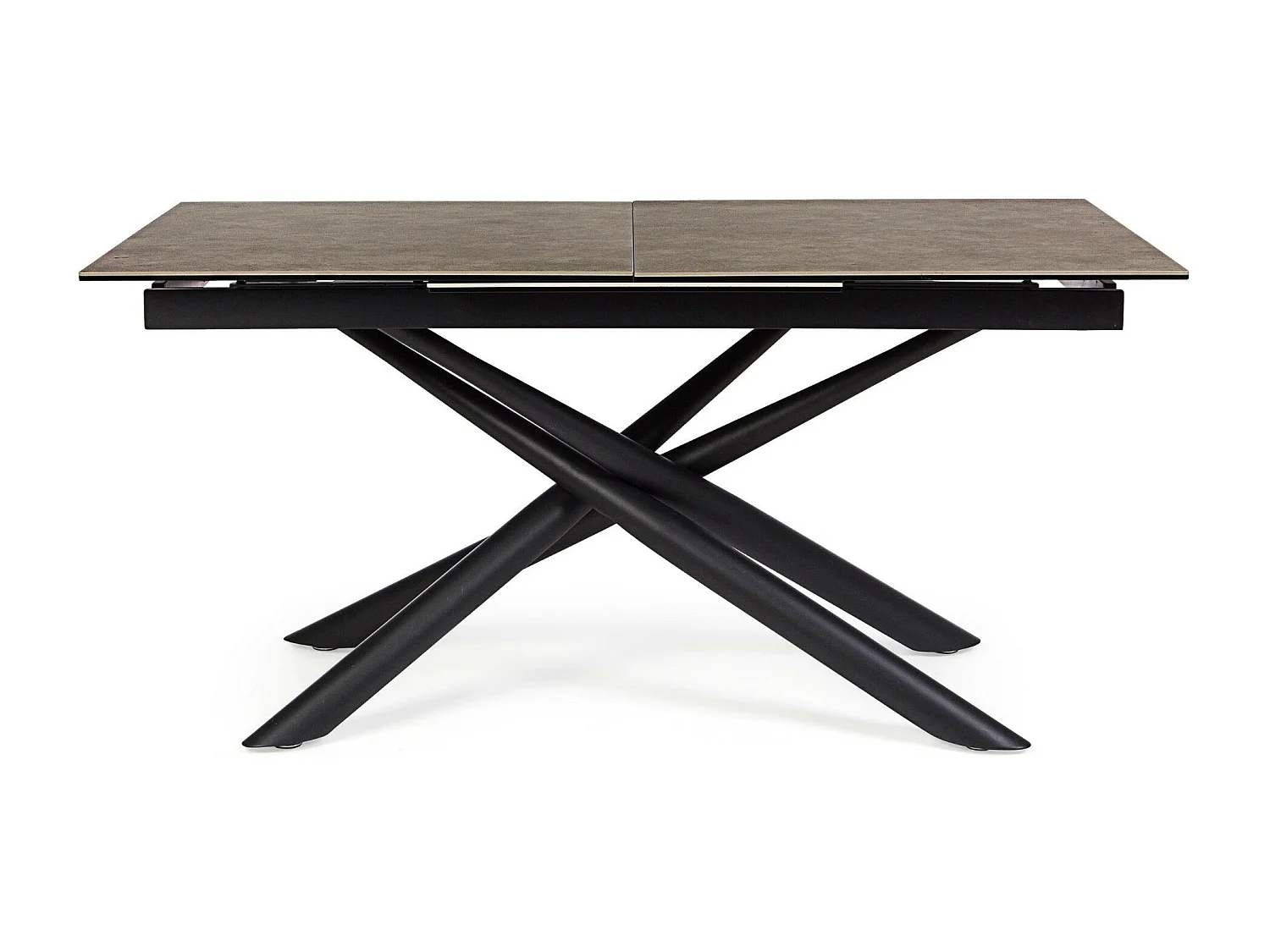 Table à manger rectangulaire extensible en céramique 6/8 places L160/220 - SOLINE