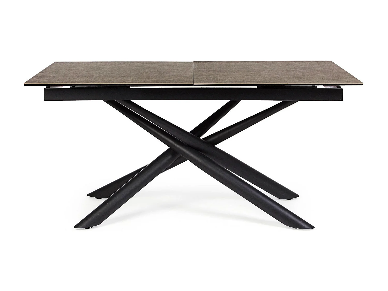 Table à manger rectangulaire extensible en céramique 6/8 places L160/220 - SOLINE