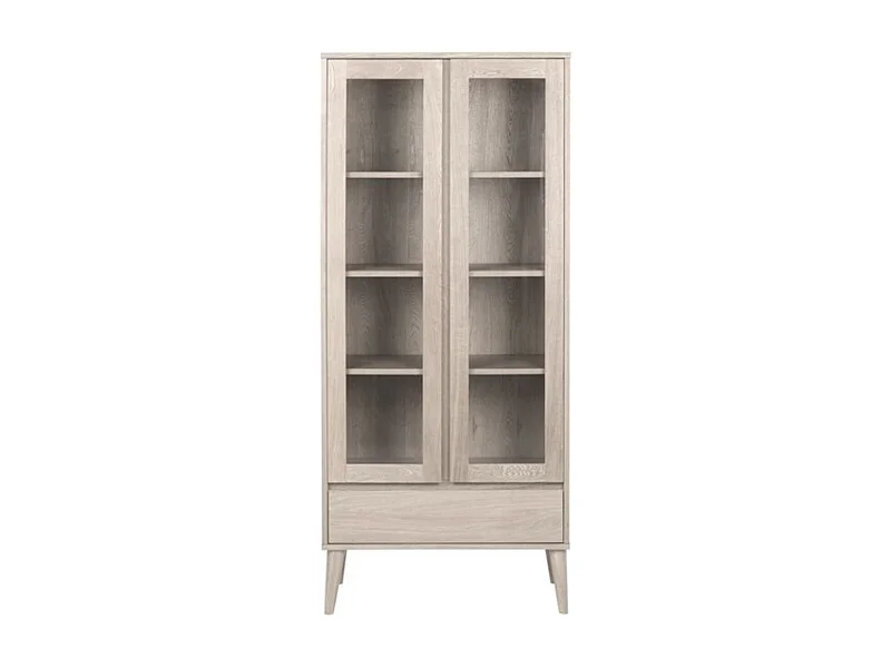 Vitrine en bois clair - NOGANA
