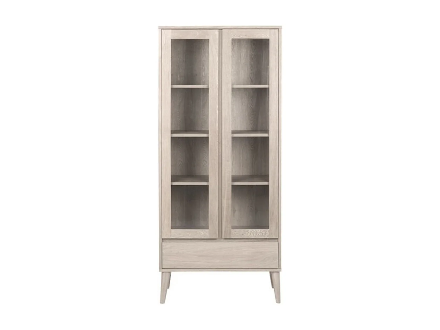 Vitrine en bois clair - NOGANA