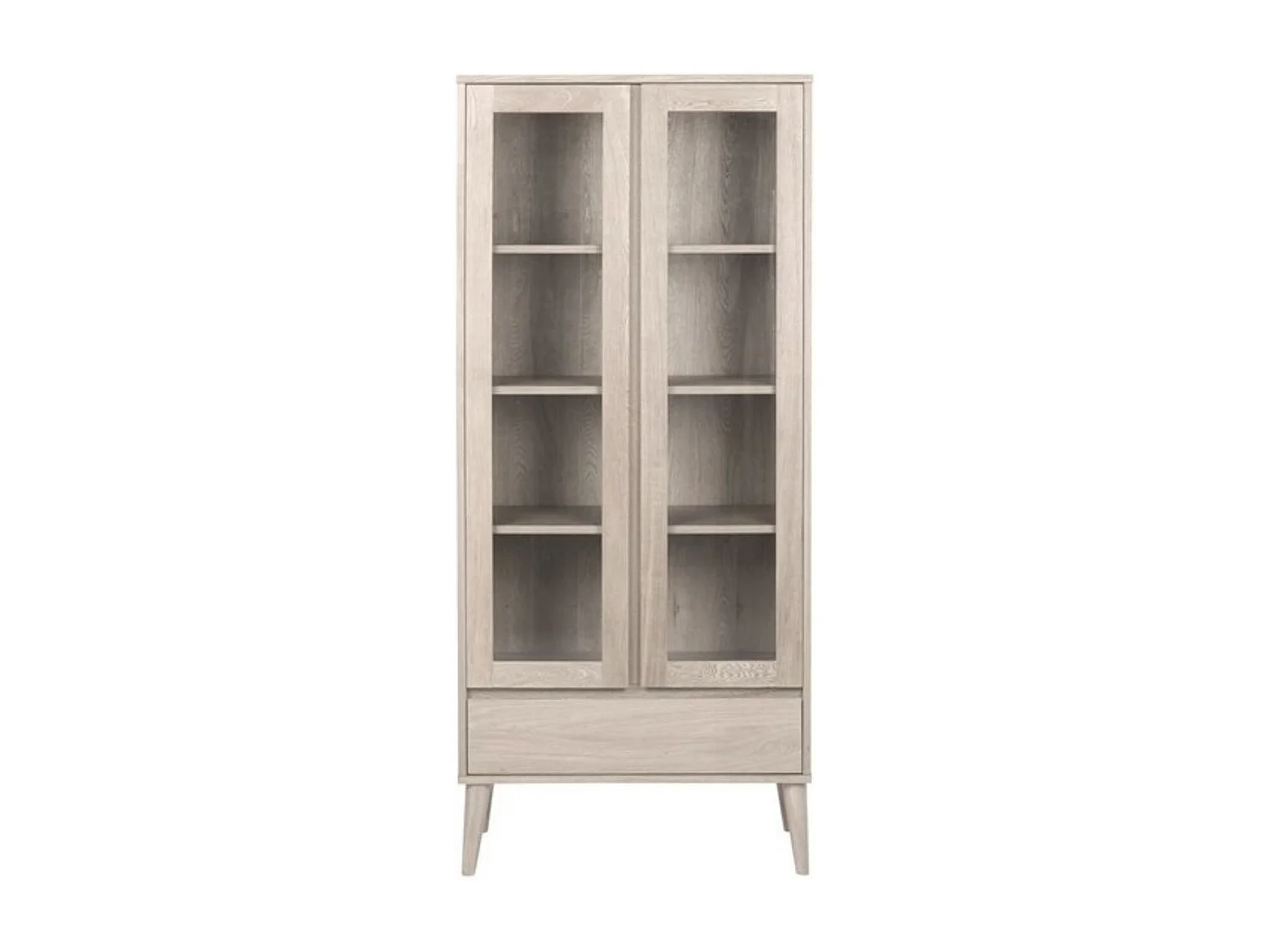 Vitrine en bois clair - NOGANA