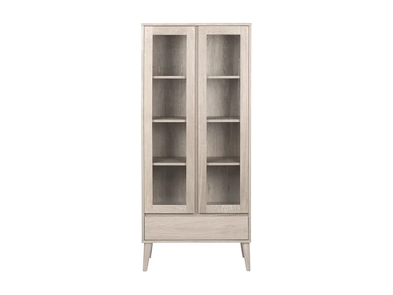 Vitrine en bois clair - NOGANA