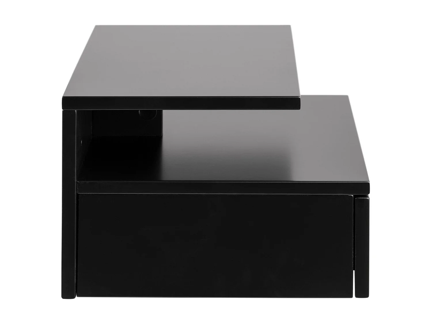 Ashlan Nachttisch 1 Schublade schwarz.