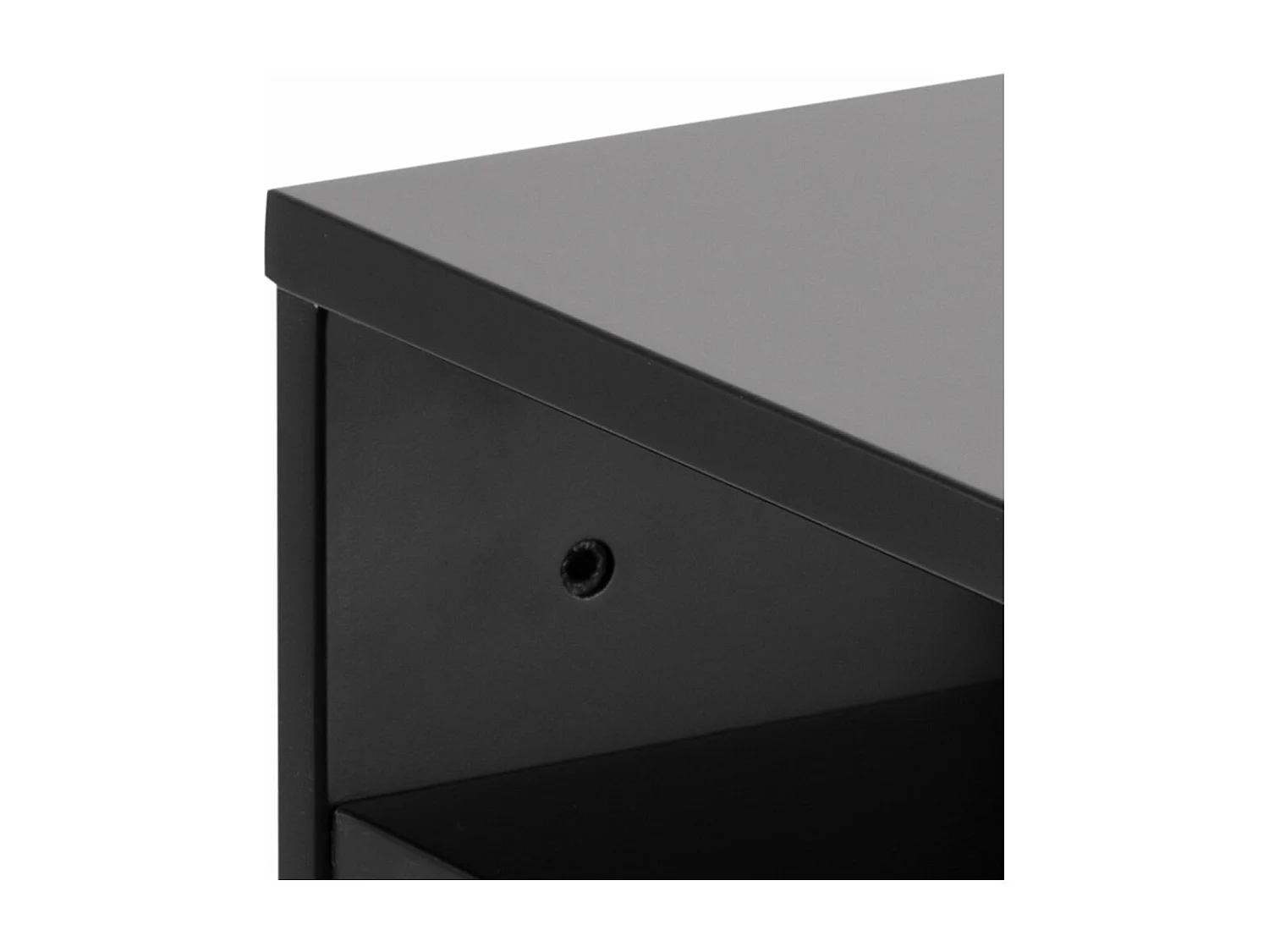 Ashlan Nachttisch 1 Schublade schwarz.