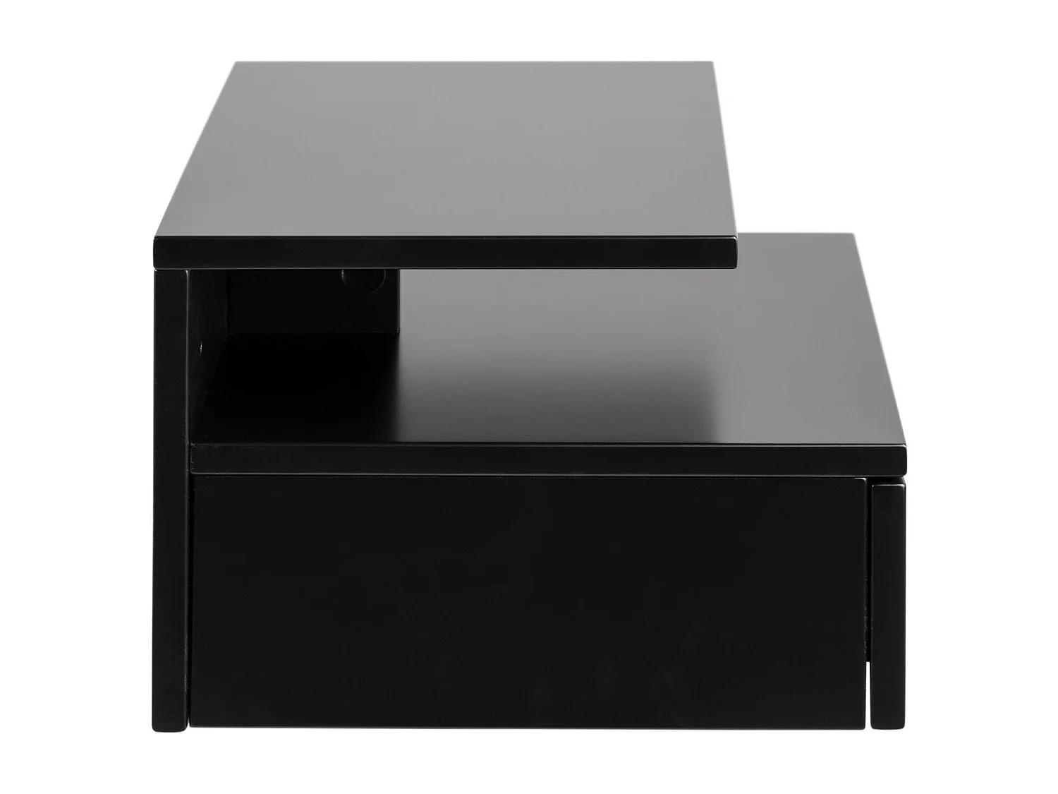 Chevet suspendu en bois 1 tiroir 1 niche - ASLAN