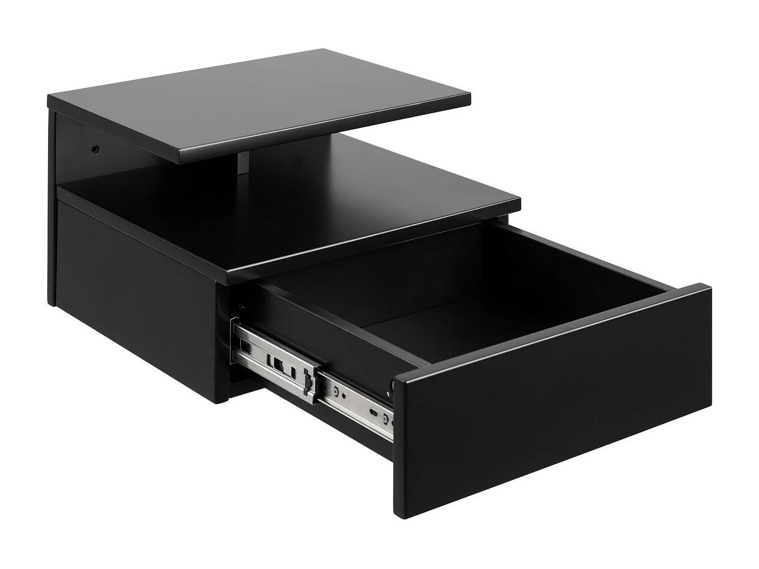 Chevet suspendu en bois 1 tiroir 1 niche - ASLAN