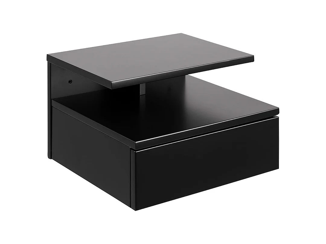 Ashlan table de nuit 1 tiroir noire.