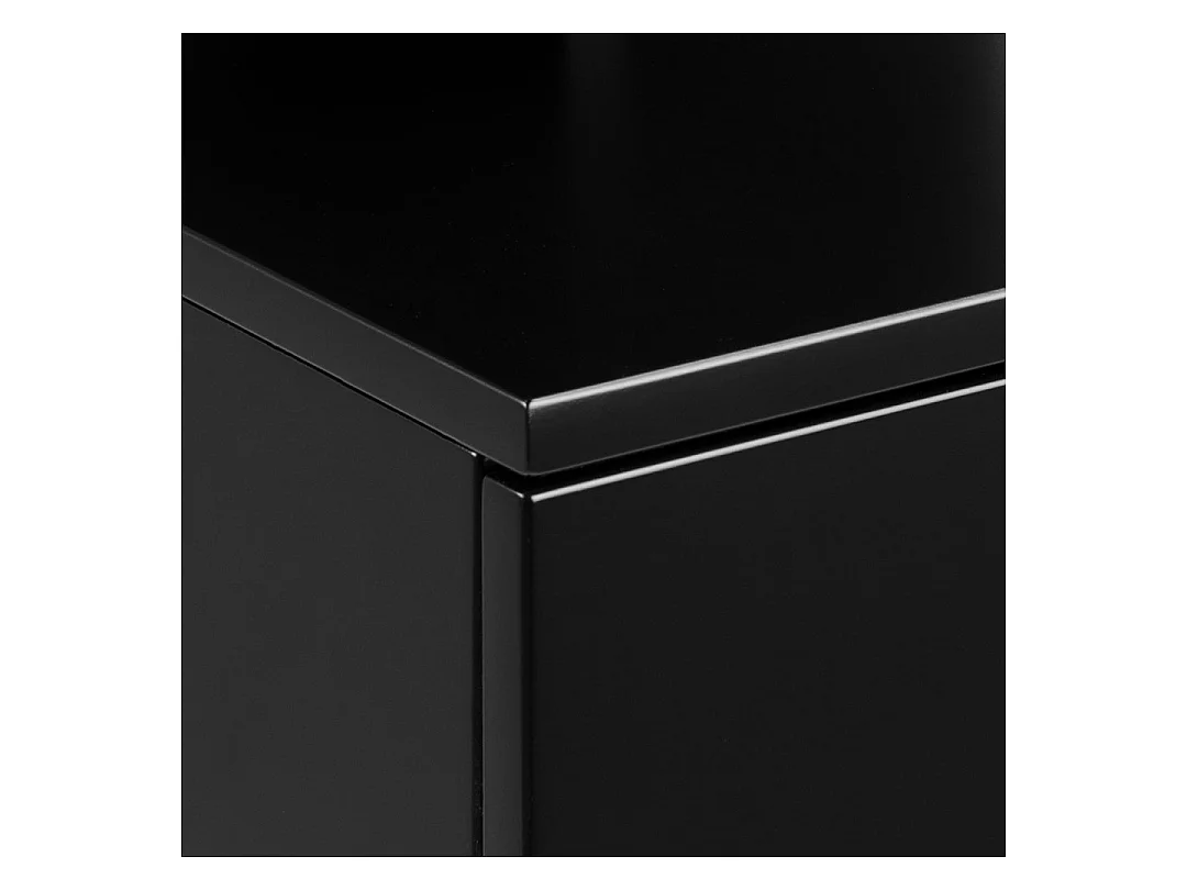 Ashlan table de nuit 1 tiroir noire.