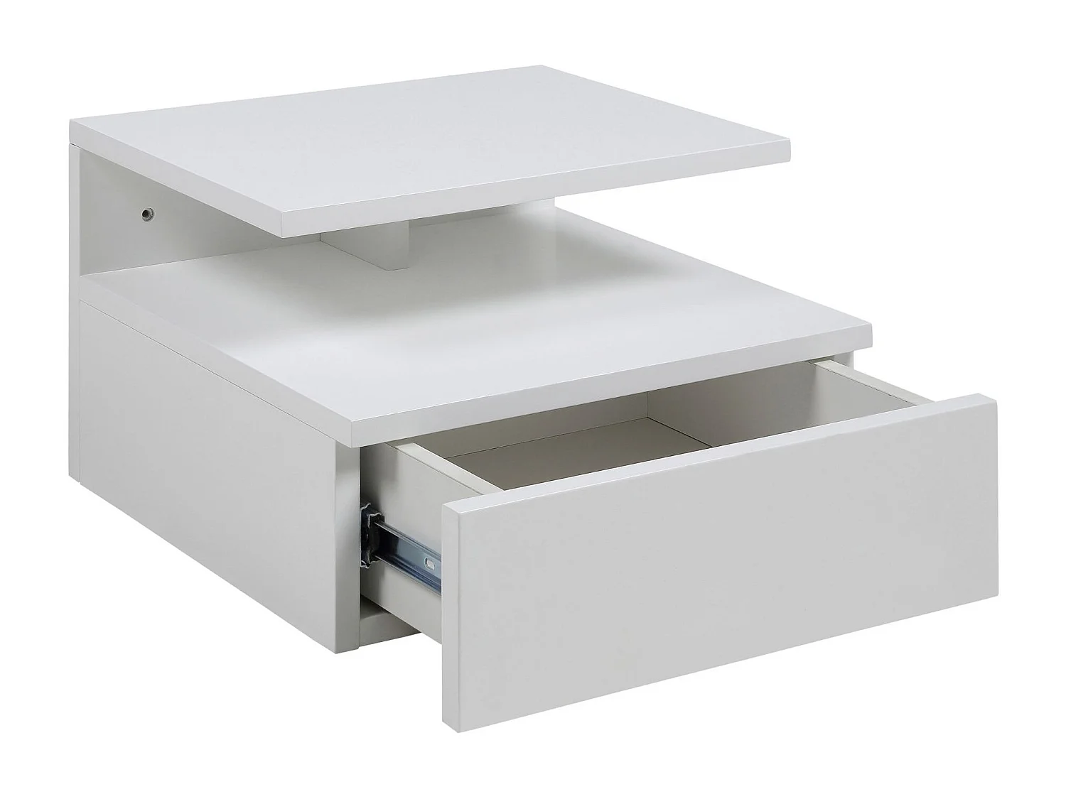 Chevet suspendu en bois 1 tiroir 1 niche - ASLAN