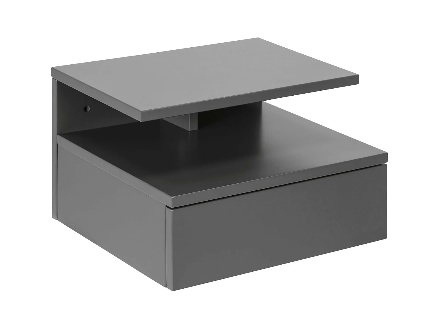 Chevet suspendu en bois 1 tiroir 1 niche - ASLAN