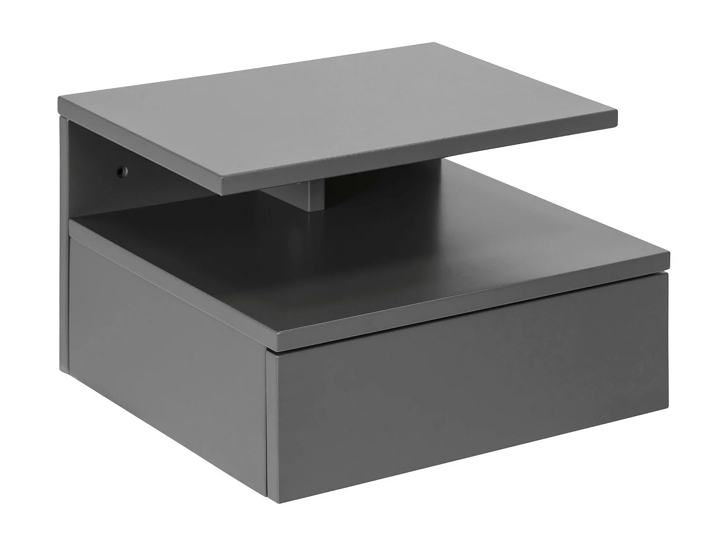 Chevet suspendu en bois 1 tiroir 1 niche - ASLAN