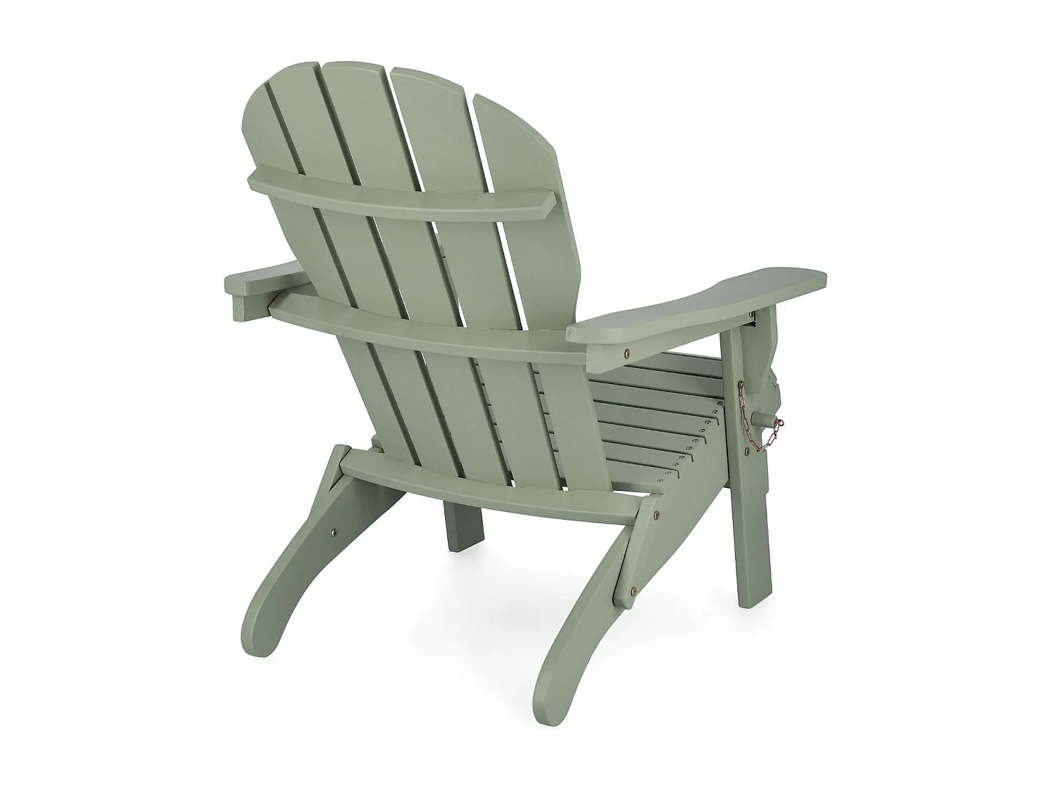 Fauteuil relax pliant à accoudoirs en bois - LOUISIANE