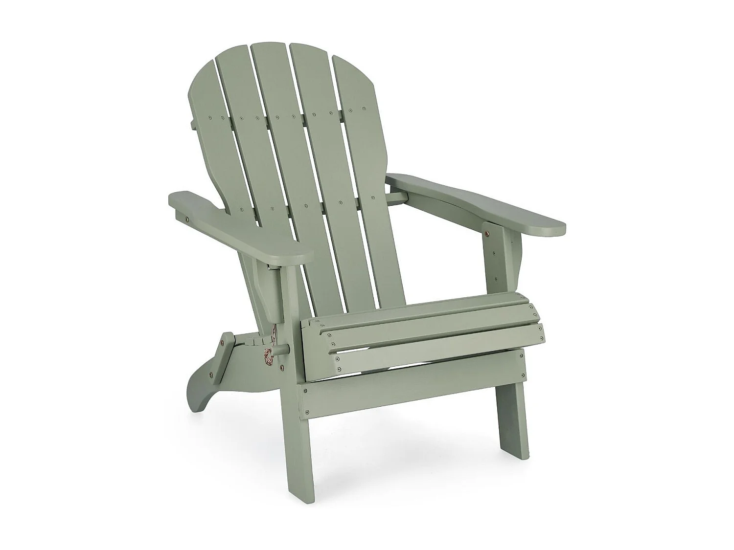 Fauteuil relax pliant à accoudoirs en bois - LOUISIANE