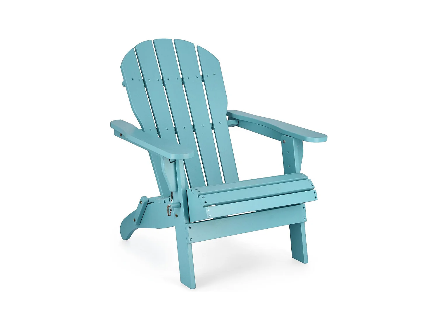 Fauteuil relax pliant à accoudoirs en bois - LOUISIANE