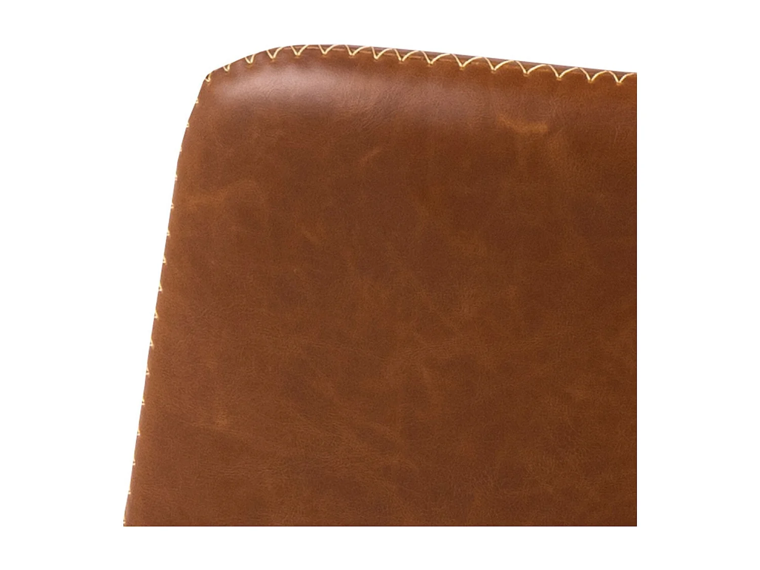 Tabourets de bar simili piétement tulipe métal noir (lot de 2) - JACK