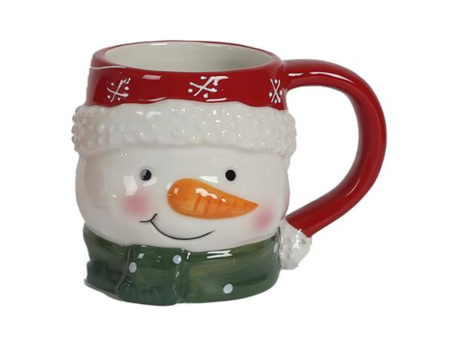 Mug 35 cl collection CHRISTMAS TIME modèle bonhomme de neige