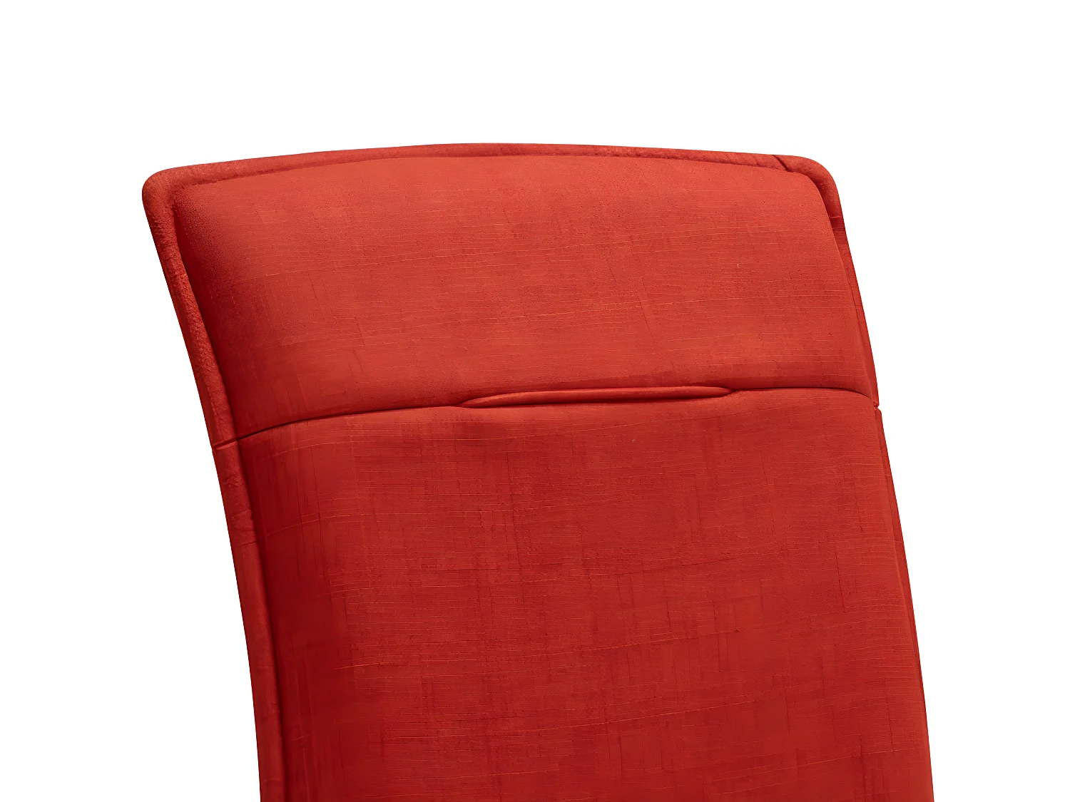 Ciao lot de 4 chaises en tissu rouge