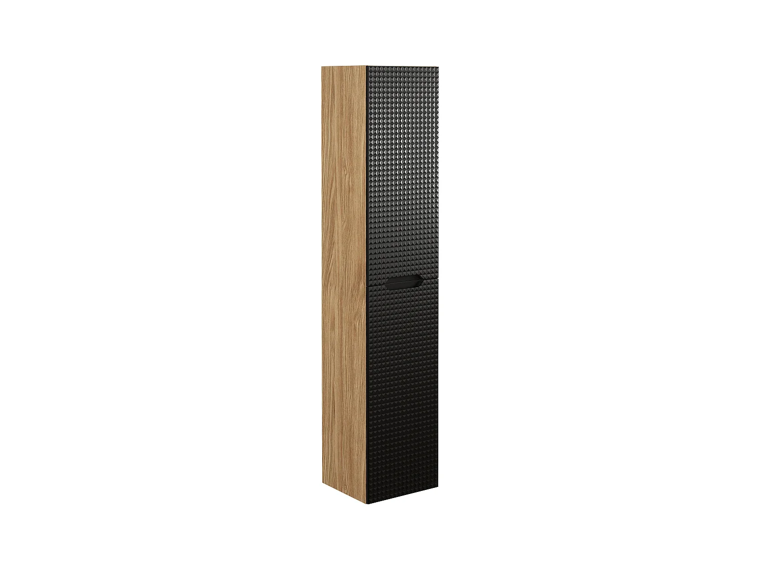Hoge Kast LUXOR HC40 2D 40x33x170 Zwart
