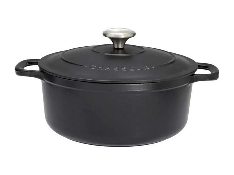 Cocotte ronde 18 cm noir