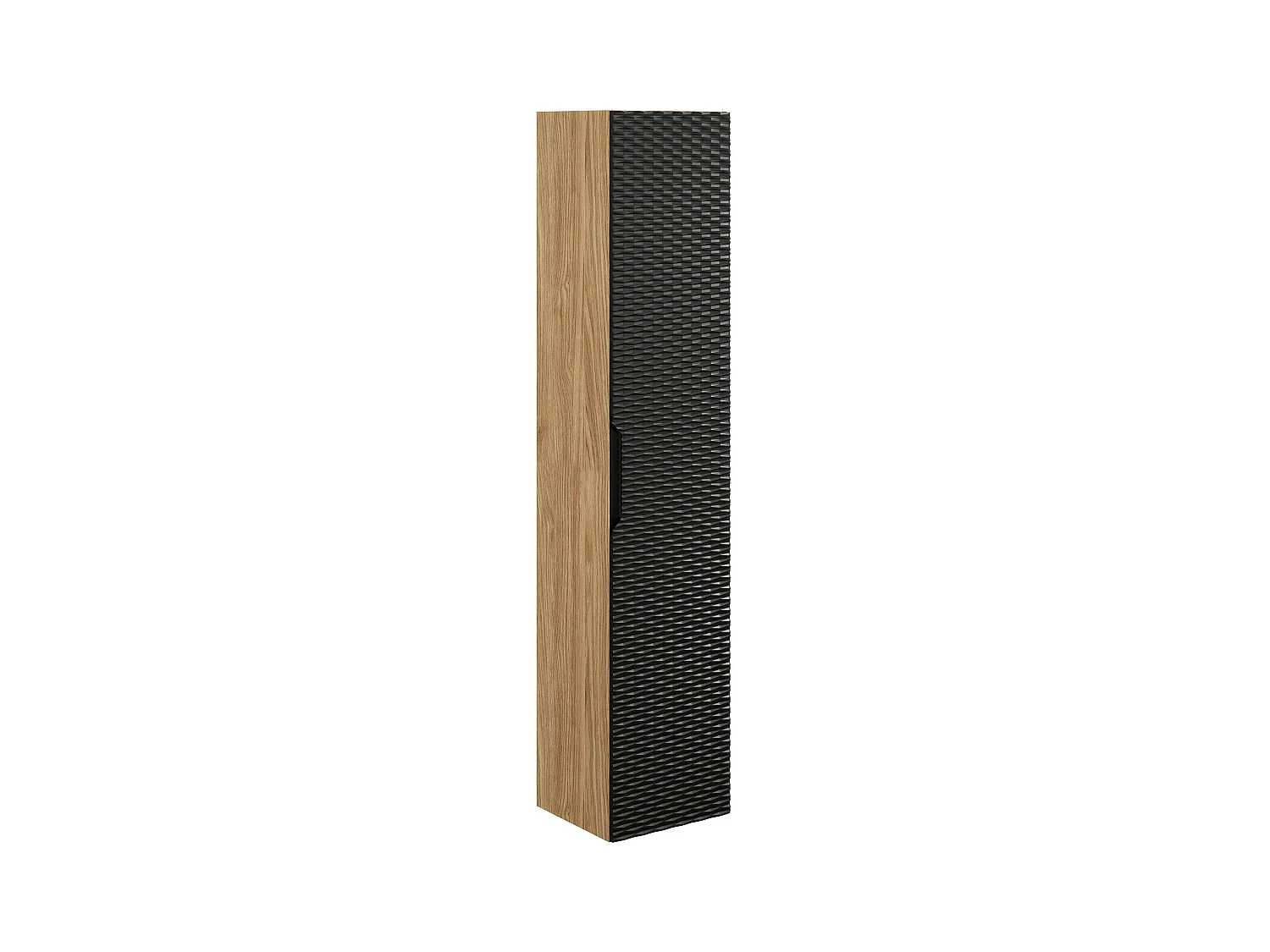 Hoge Kast OCEAN HC35 1D 35x33x170 Zwart