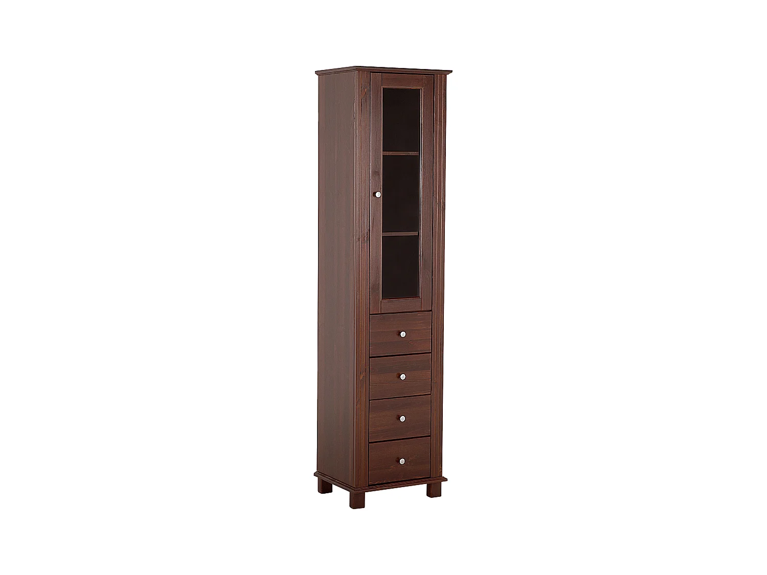 Armoire Haute RETRO HC45 1D4D 45x36x180 Brun
