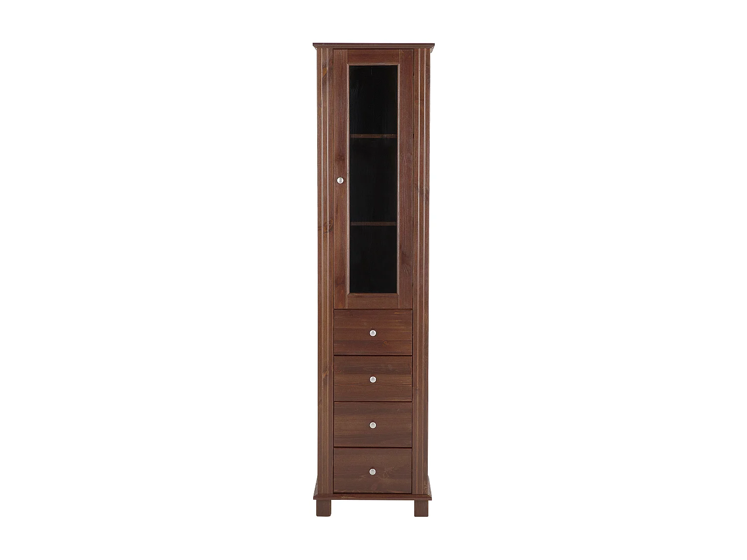 Armoire Haute RETRO HC45 1D4D 45x36x180 Brun