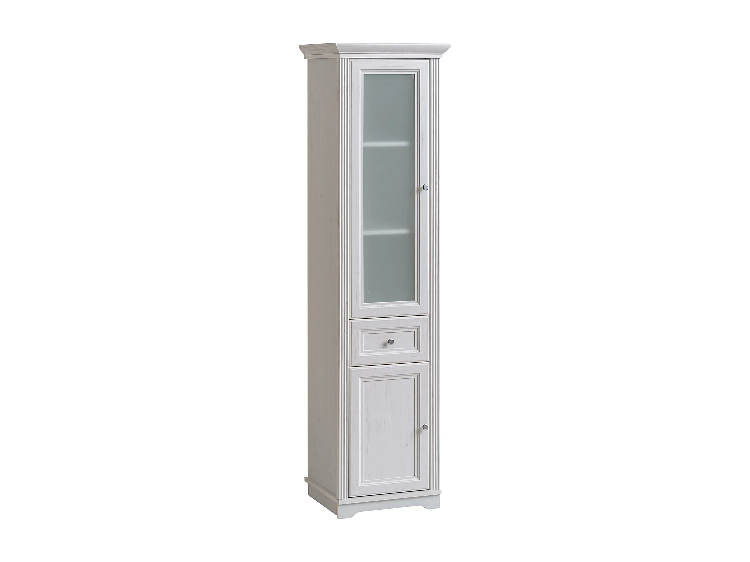 Hoge Kast PALACE HC49 2D1D 49x43x190 Wit