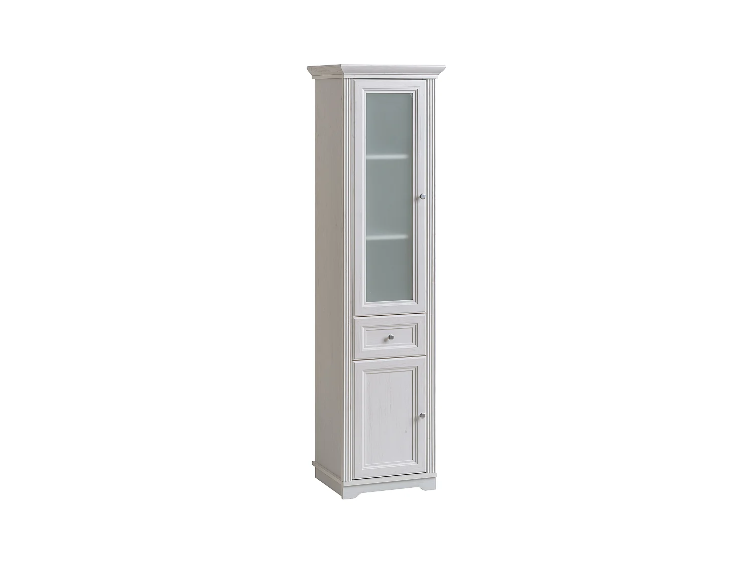 Hoge Kast PALACE HC49 2D1D 49x43x190 Wit