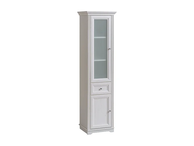 Armoire Haute PALACE HC49 2D1D 49x43x190 Blanc