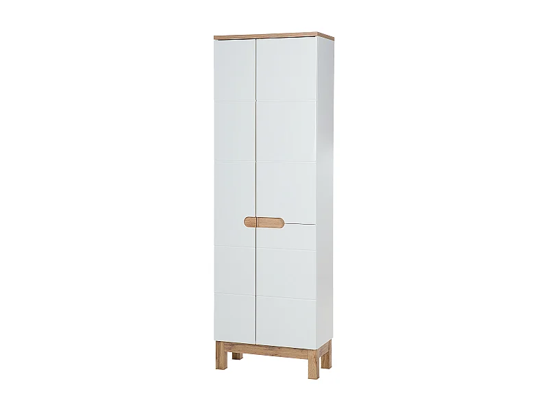 Armoire Haute BALI HC60 3D 60x33x187 Blanc