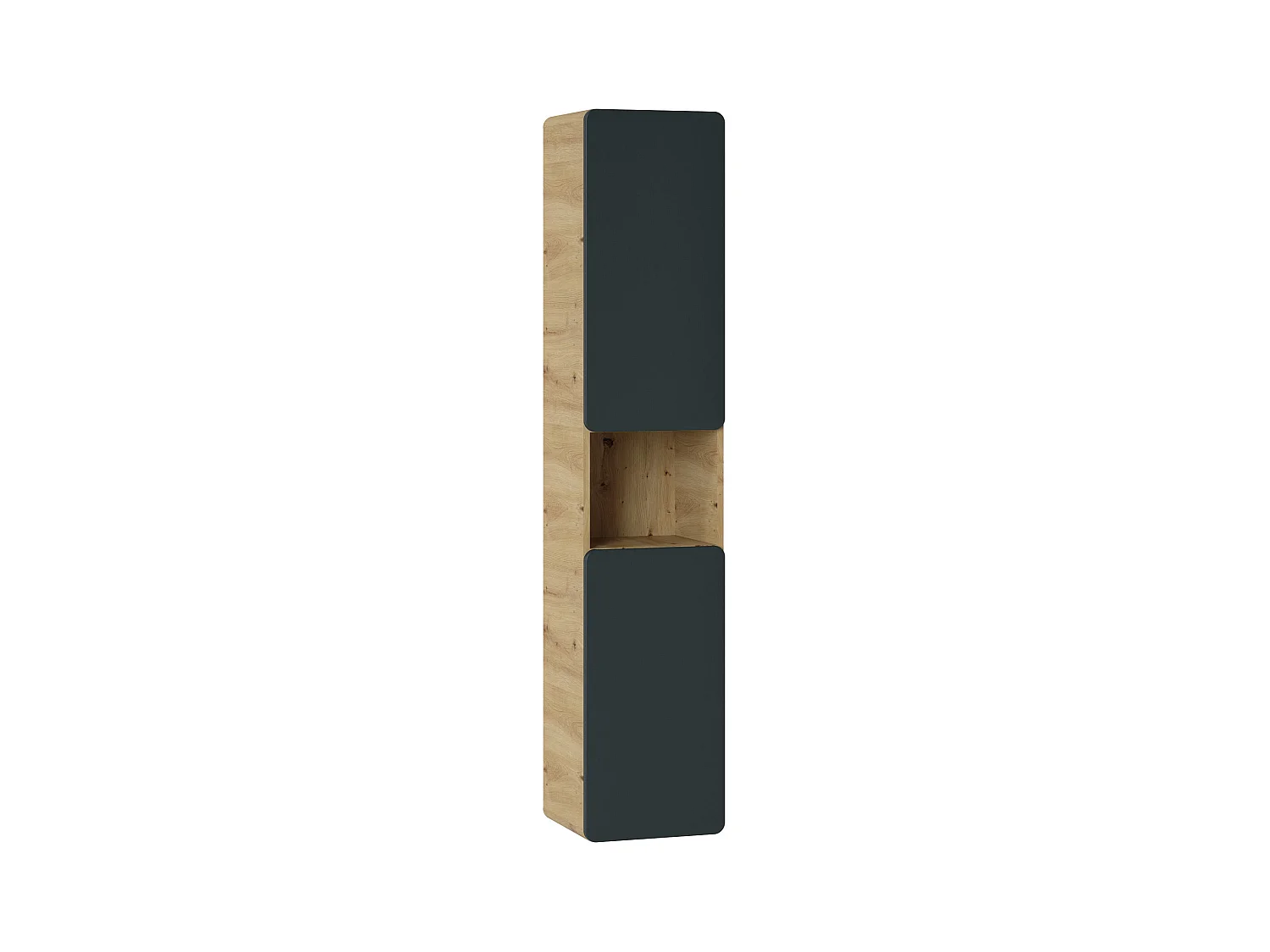 Hoge Kast ARUBA HC35 2D 35x32x170 Donkergrijs