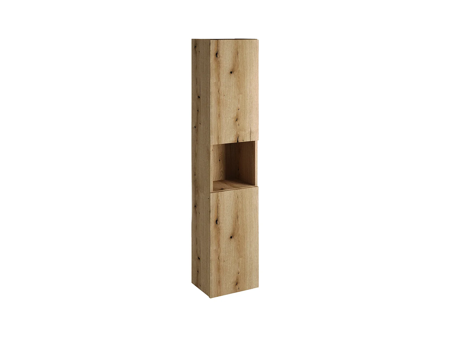Hoge Kast NOVA HC30 2D 30x25x140 Beige