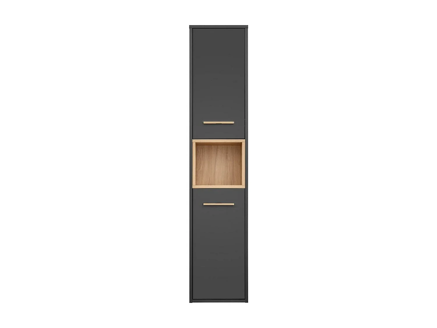 Hoge Kast BORNEO HC36 2D 36x33x170 Donkergrijs