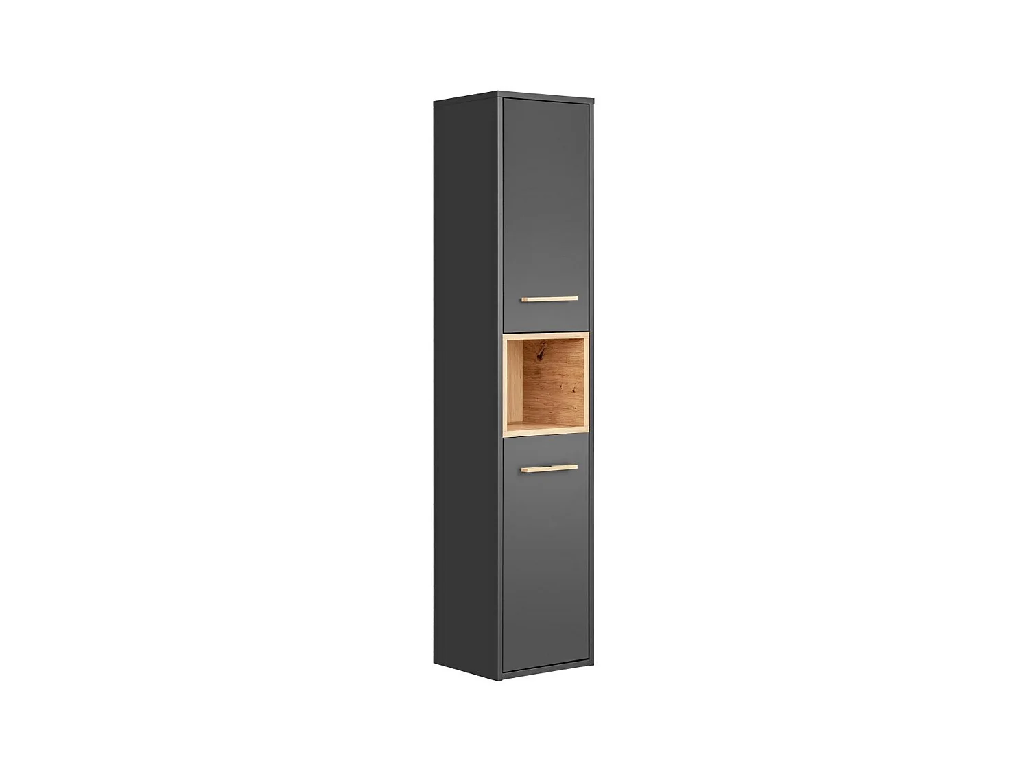 Armoire Haute BORNEO HC36 2D 36x33x170 Grisfoncé