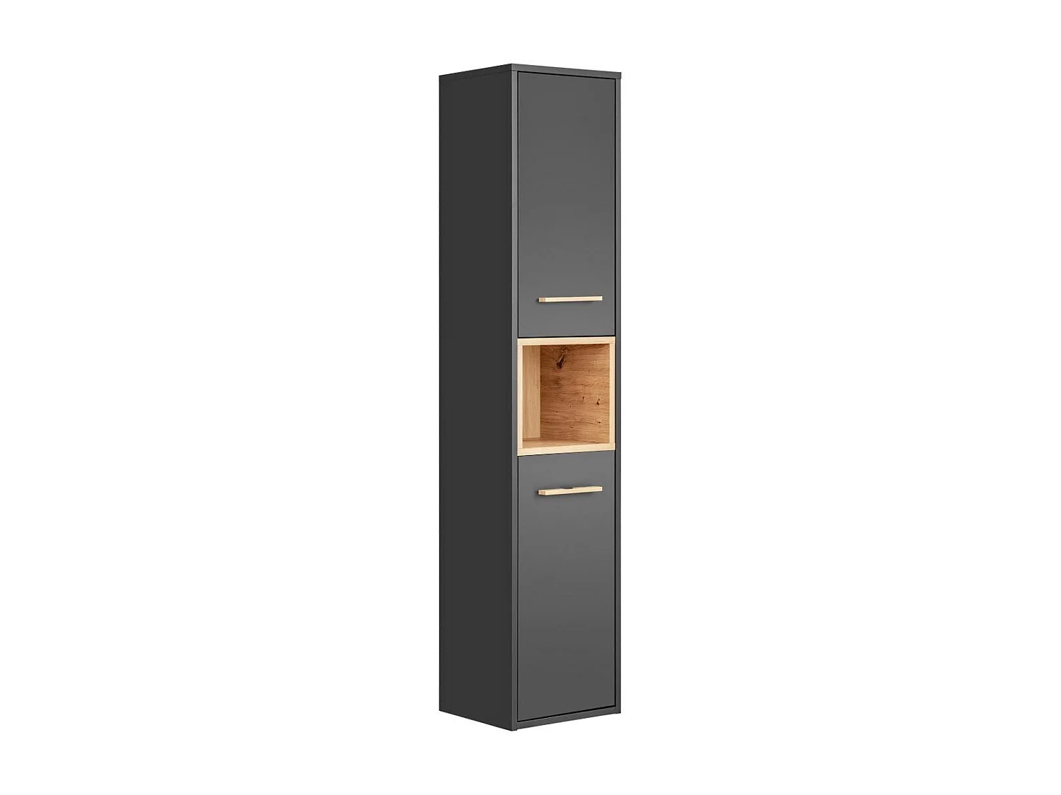 Hochschrank BORNEO HC36 2D 36x33x170 Dunkelgrau