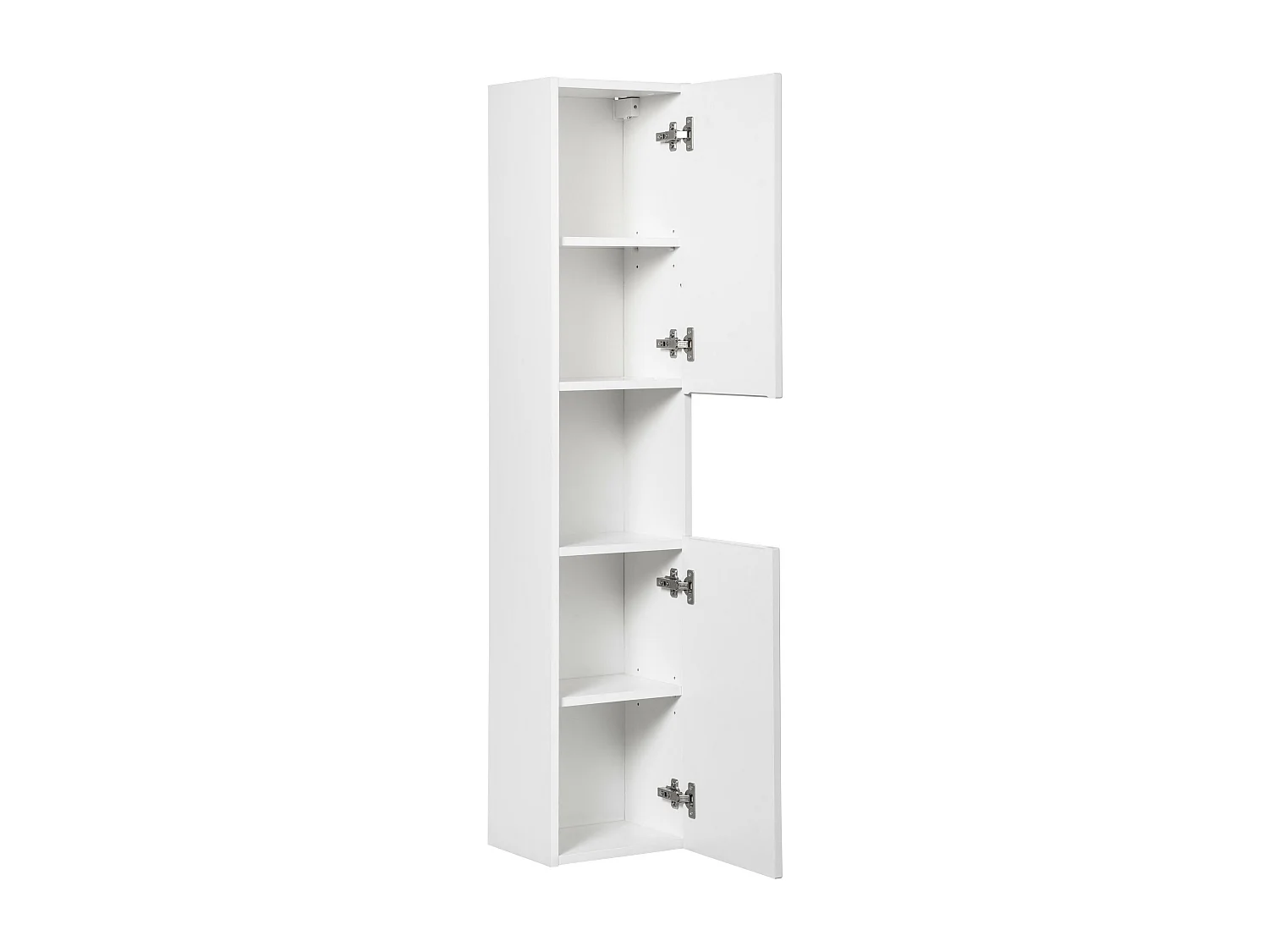 Armoire Haute NOVA HC30 2D 30x25x140 Blanc