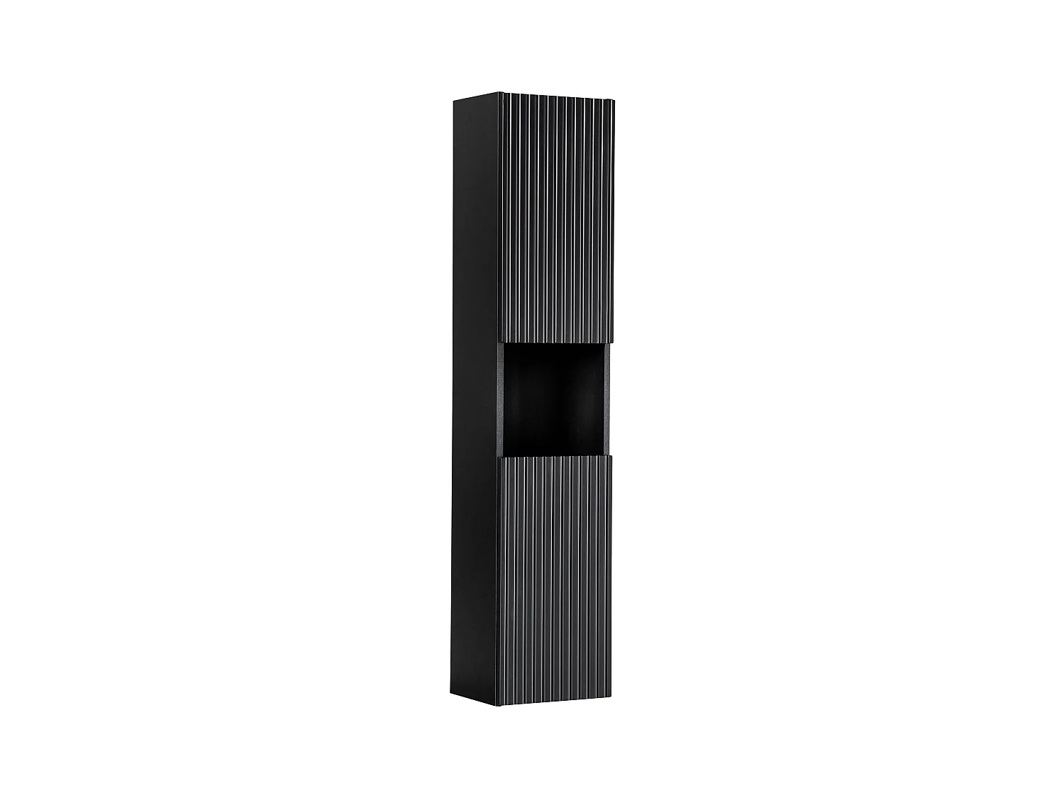 Hoge Kast NOVA HC30 2D 30x25x140 Zwart