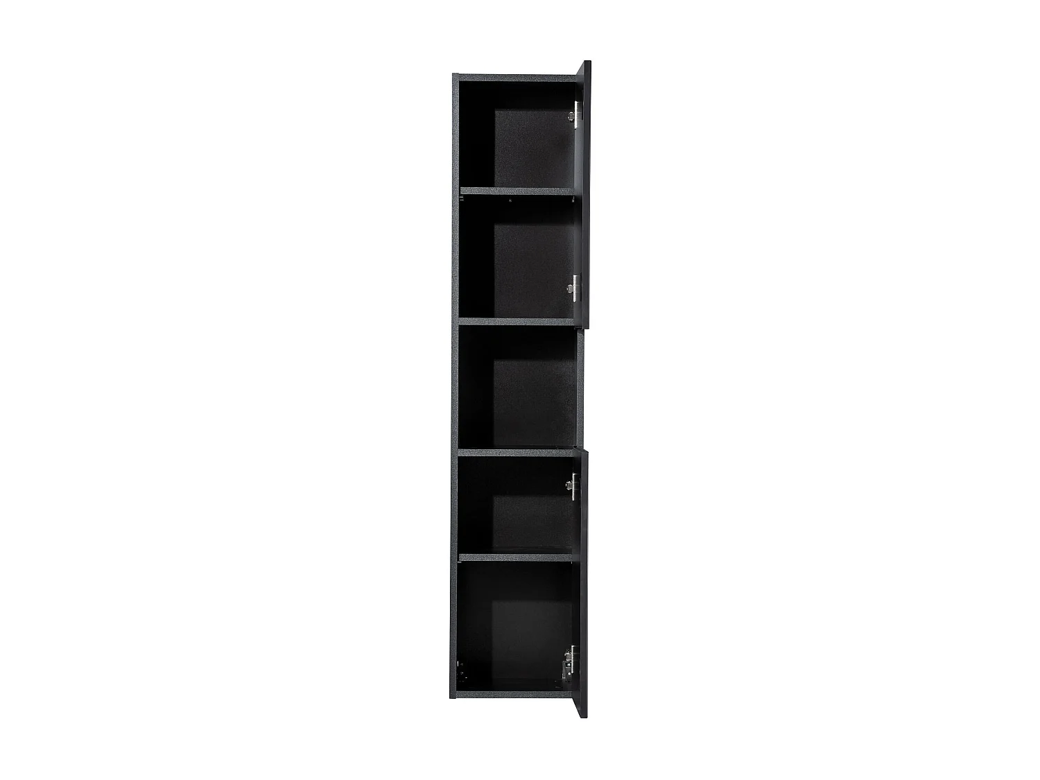 Armoire Haute NOVA HC30 2D 30x25x140 Noir