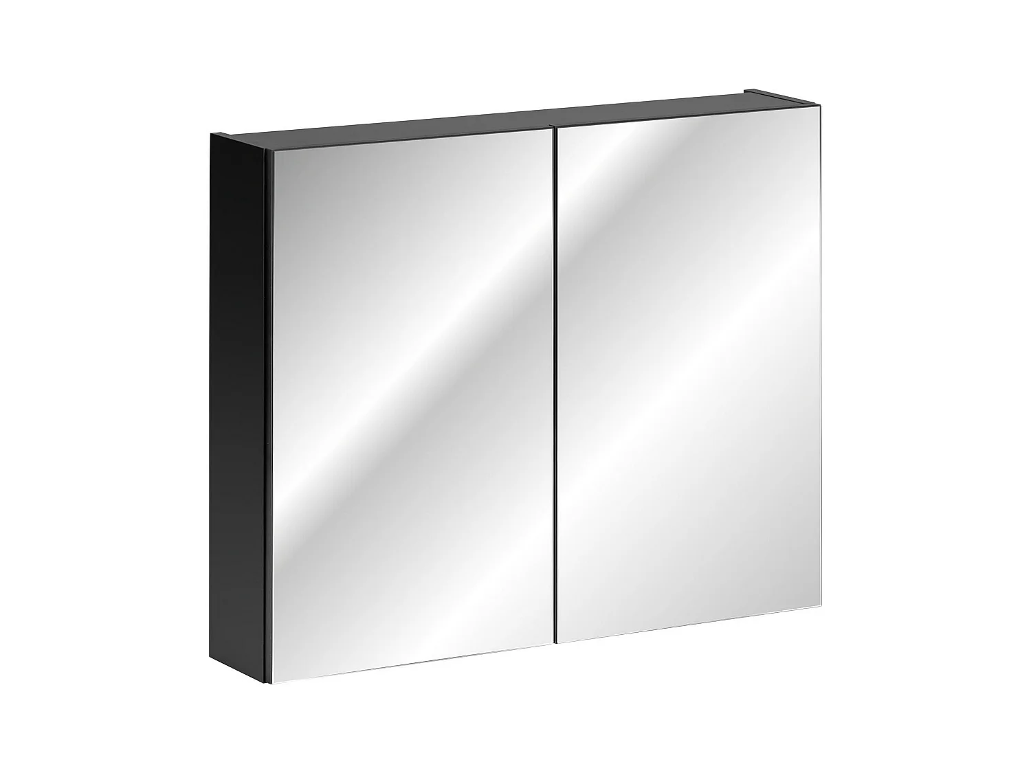 Spiegelkasten SANTA FE MC80 2D 80x17x65 Zwart