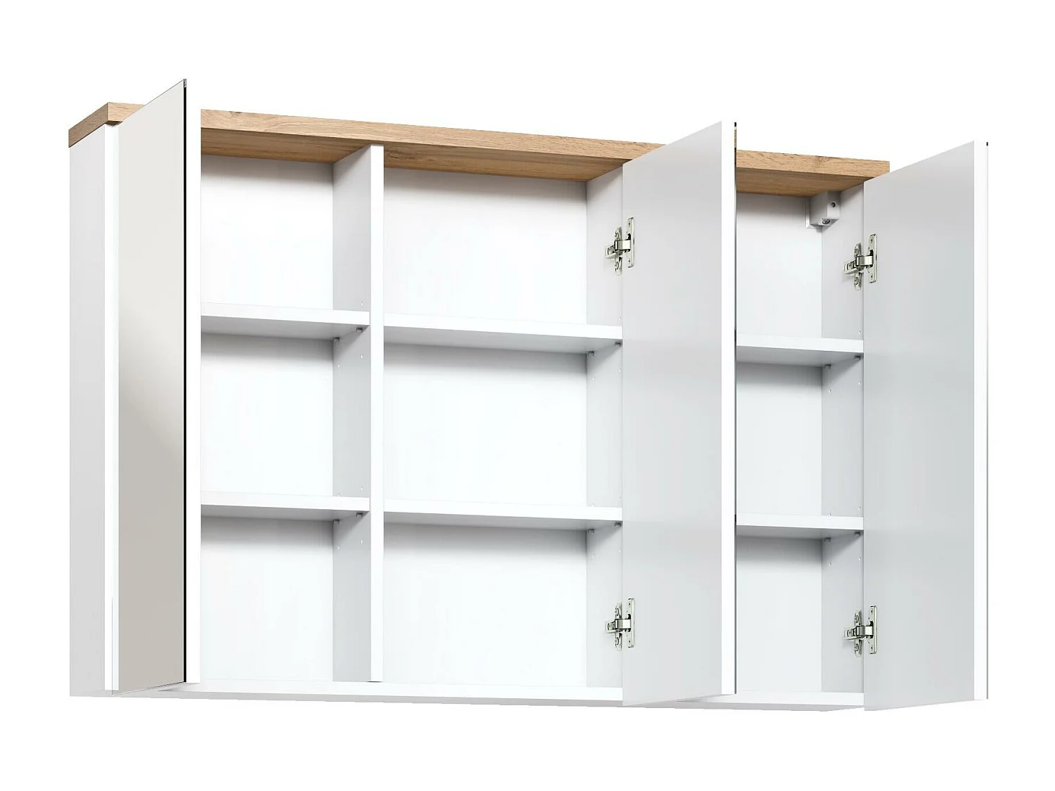 Spiegelkasten BALI MC100 3D 100x20x69 Wit