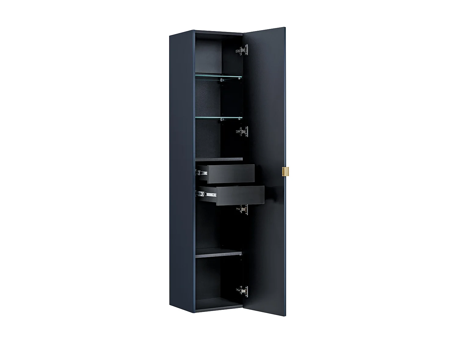 Hoge Kast SANTA FE HC35 1D2D 35x33x160 Blauw