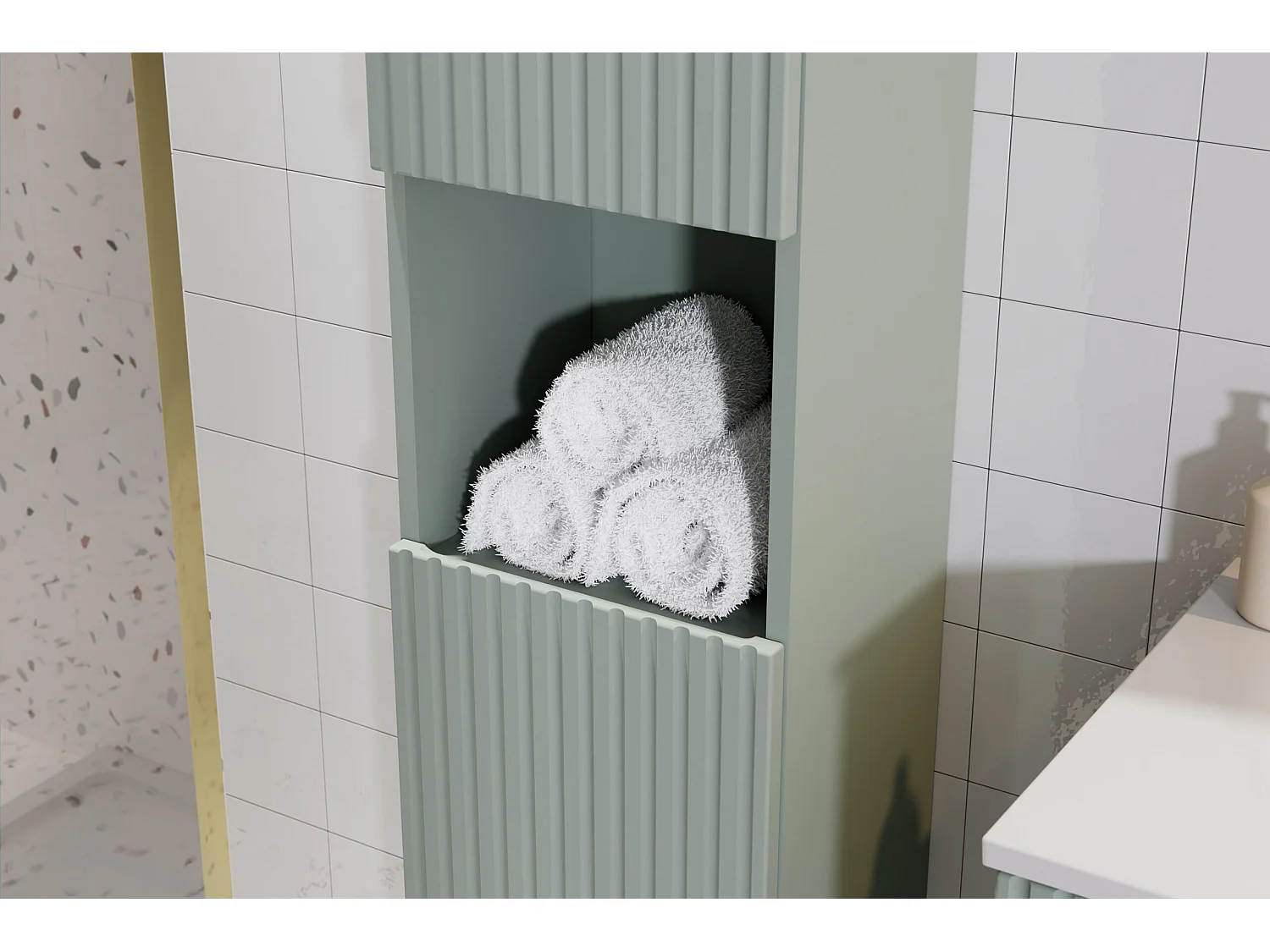 Armadietto Alto LINE HC30 2D 30x25x140 Verde