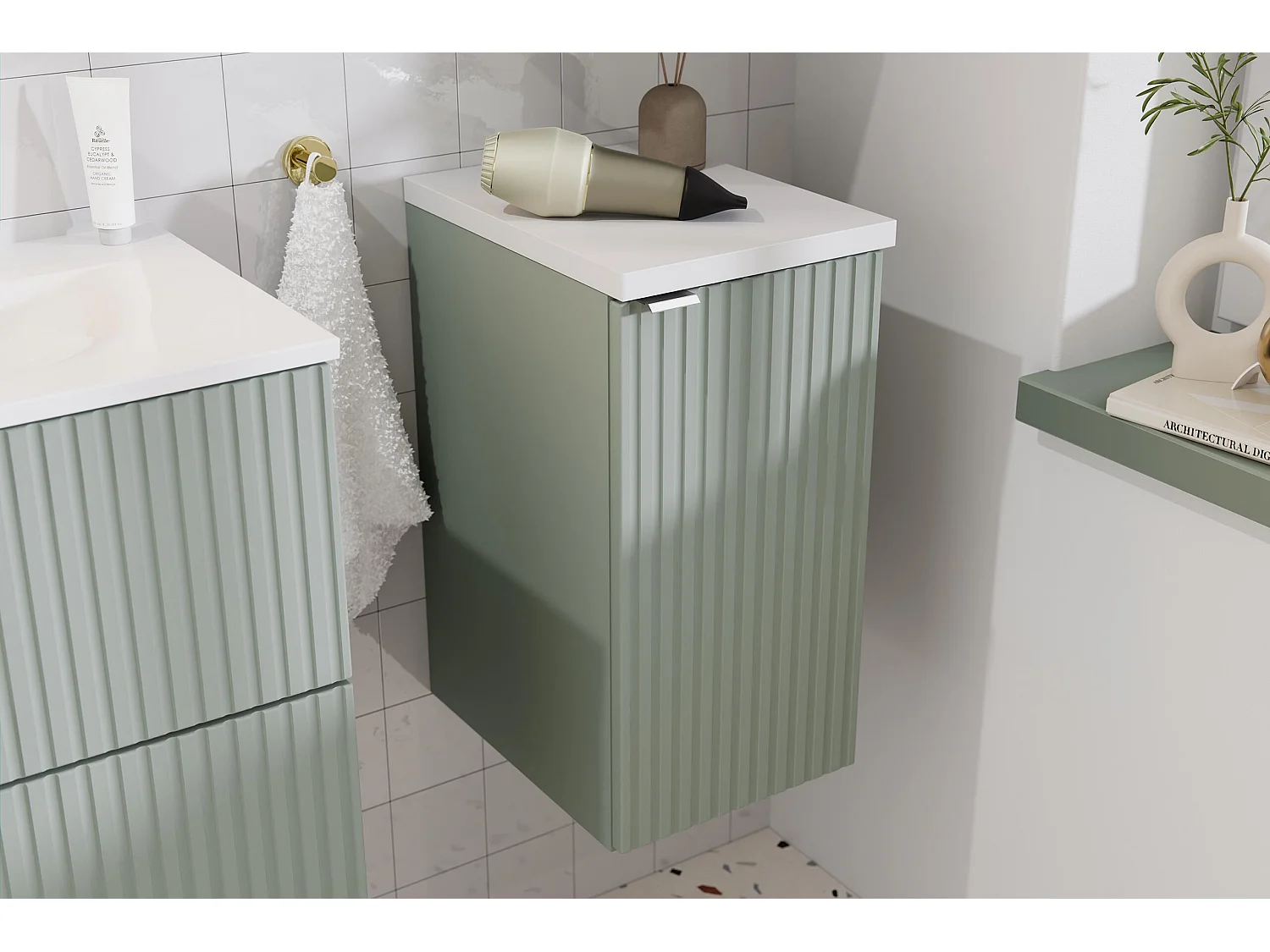 Armários Laterais LINE SCAB30 1D 30x39x57 Verde