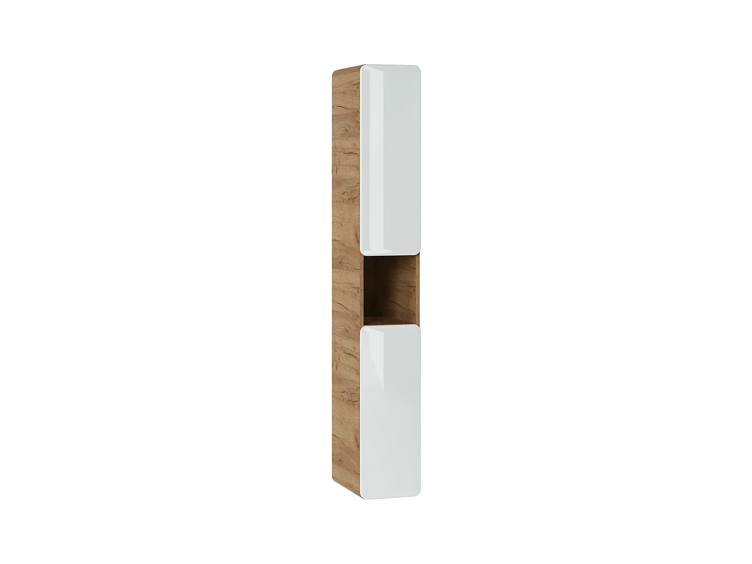 Armoire Haute ARUBA HC25 2D 25x39x170 Blanc